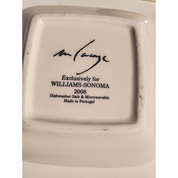 Williams Sonoma GRAND TOUR 5" Bread Dipping Appetizer Bowl Dip 3 Dish Set 2008 - Picture 6 of 6